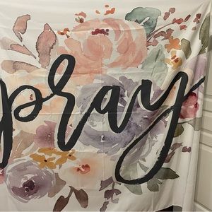 Large floral tapestry
